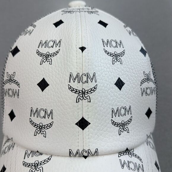 MCM Monochrome Logo Baseball Cap - Picture 3 of 6